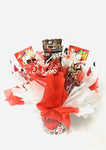 Valentine's Half Dozen Candy Bouquet